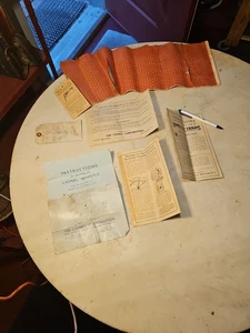 Antiguo tren de juguete LIONEL artículos de papel instrucciones etiqueta de inspección Derrick - Imagen 1 de 12