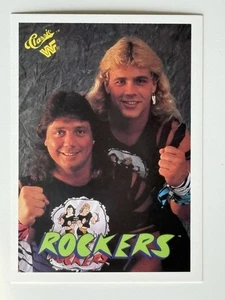 1990 Classic WWF / WWE The Rockers #134 Legends Shawn Michaels & Marty Jannetty - Picture 1 of 3