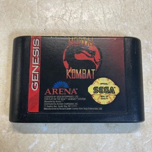 Mortal Kombat (Sega Genesis, 1993) Cart Only Authentic See PCB Photos - Bild 1 von 5