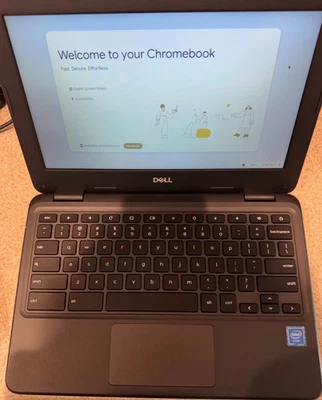Dell Chromebook 3100 11.6" Intel Celeron 4GB RAM 16GB Chrome OS - NO CHARGER - Image 1 of 4