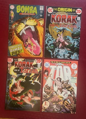 DC Jungle Lote Bomba #5 En muy buen estado+ Korak #49 FN+, Korak #51 en estado bastante bueno-, Tor #1 en estado bastante bueno-, 1968-1975 Foto 1 de 4