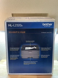 Brother Laser Printer HL-L2320D Monochrome USB Wired Duplex With Toner Tested - Picture 1 of 6