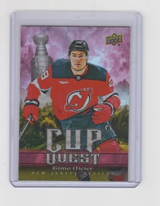 2025/26 UD Series 1 New Jersey Devils Timo Meier Cup Quest Red #CQ-20 Ltd #/199 - Bild 1 von 2