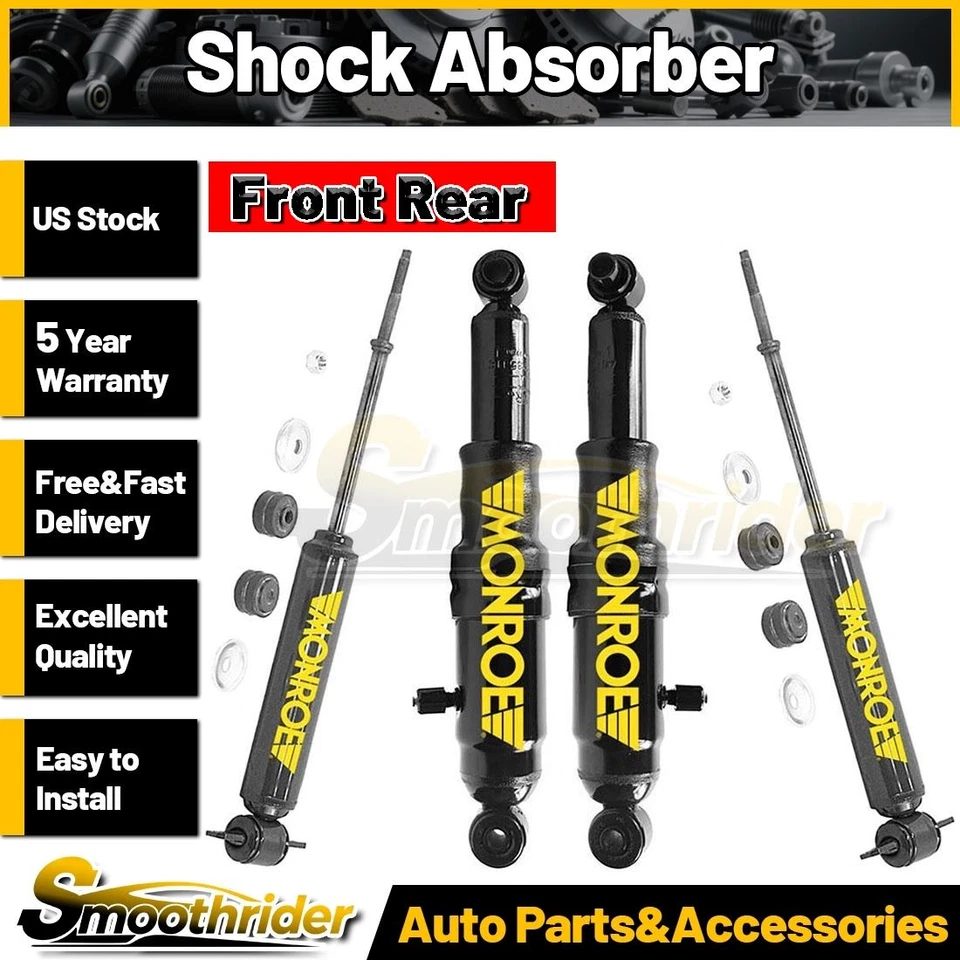 Amortiguador trasero delantero Monroe 3 piezas para Chevrolet Corvette 1963-1980 1981 1982 Foto 1 de 4