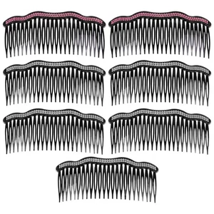  Fermaglio per capelli 7 pezzi pettine con strass fermaglio per capelli matrimonio sposa accessori per capelli - Foto 1 di 12