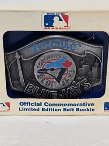 1988 Toronto Blue Jays MLB Baseball Metal Belt Buckle Limited Edition 2013/10000 - Foto 1 di 5