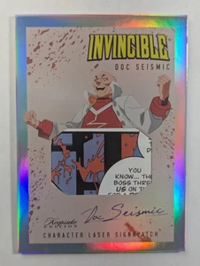 2025 Keepsake INVINCIBLE #579 Laser Signapatch Silber Doc Seismic - Bild 1 von 2