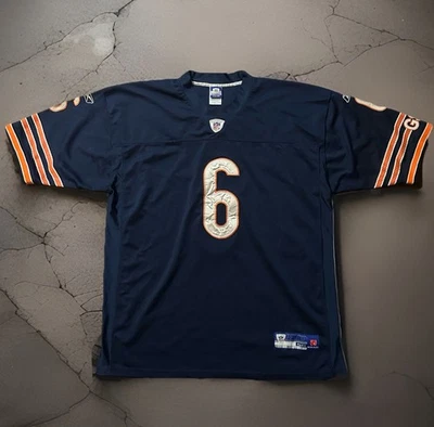 Camiseta deportiva para hombre Reebok Jay Cutler #6 Chicago Bears On Field Game Home 56 Foto 1 de 4