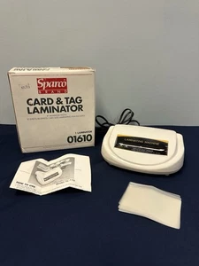 Sparco Card & Tag 4” Laminator Model TL-110, Luggage Tag Business Card Laminator - Picture 1 of 7
