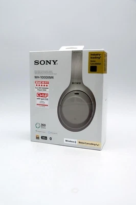 Sony WH-1000XM4 Bügelkopfhörer, Bluetooth, Noise Cancelling, kabellos, silber - Bild 1 von 2
