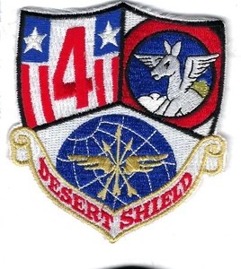 PATCH & PHOTO USAF 4TH MILITARY AIRLIFT SQ DESERT SHIELD MAS McCHORD AFB AS-10 - Picture 1 of 1