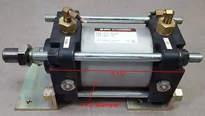 CILINDRO ARIA SERIE CA1 N80-50, MAX.PRESS 9,9 kgf/cm² PSI UQ - Foto 1 di 12