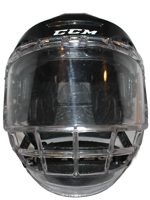 CCM Fitlite ICE Hockey Helmet with Full Clear Face Shield,  Med 6 7/8" - 7 3/8 " - Image 1 of 4