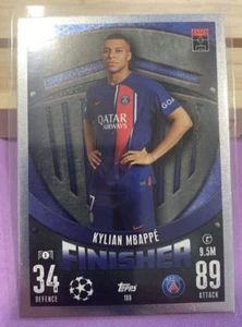 💥 2023-24 Topps MATCH ATTAX MBAPPE #188 FINISHER PSG CARD 💥 - Foto 1 di 1