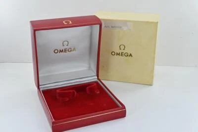 Reloj Pulsera Omega Rojo Interior y Exterior Años 60 Ref 5501 Hecho en Suiza Foto 1 de 4