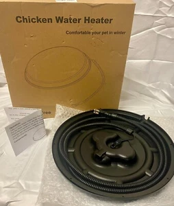 Chicken Water Heater~Ice-Free, Chew Resistant, 80-Watt, NEW!(Opened bx) - Picture 1 of 5