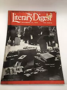 December 14, 1935, The Literary Digest Cover, art by Charles Phelps Cushing - Picture 1 of 4