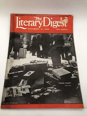 December 14, 1935, The Literary Digest Cover, art by Charles Phelps Cushing - Image 1 of 4