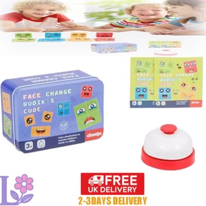 Wooden Emotional Recognition Puzzle With Iron Box For Parent Child Play - Picture 1 of 9