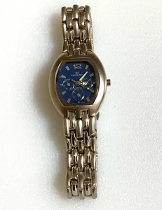 Calvin Hill Silver Tone Quartz Analog Men's Watch W/Faux Sub Dials - New Battery - Picture 1 of 8