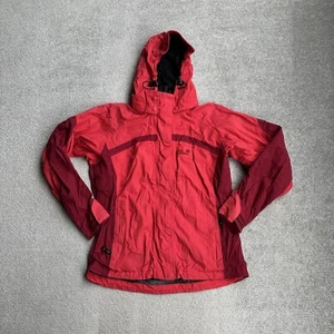 JACK WOLFSKIN Damen Jacke Outdoorjacke Medium Sportjacke Windjacke Logo 5409 Rot - Bild 1 von 12
