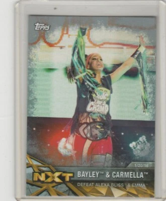  2017 Topps WWE Women's Division Silver 13/50 NXT-11 Bayley - Image 1 of 2