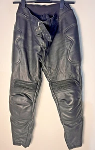 Bikers Genuine Cowhide Leather Trousers Made in Nottingham BTK Leather - Picture 1 of 8