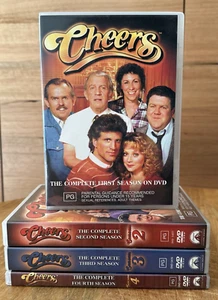 Cheers Season 1 - 4 (1, 2,3,4) DVD Region 4 PAL With Special Features - Picture 1 of 6