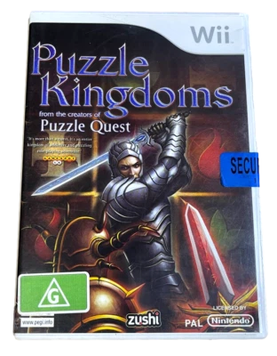 Puzzle Kingdoms Nintendo Wii PAL Wii U Compatible *Sealed* - Image 1 of 2