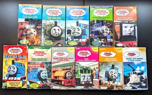 LOT 11x Thomas the Tank Engine VHS Christmas Rusty Percy Gallant Daisy *PLZ READ - Picture 1 of 14