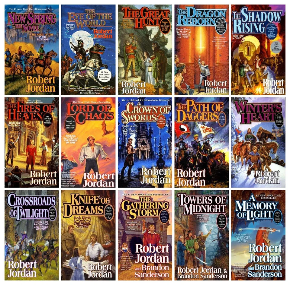 Build your own Wheel of Time set lot Robert Jordan hardcover 1st ed books choose - Image 1 of 1