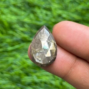 14.65Ct Natural Silver-Golden Matrix Sheen Sapphire Rare Rose Cut Loose Gemstone - Picture 1 of 6