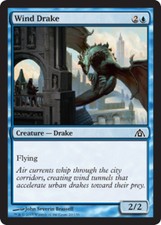1x Wind Drake - Foil MTG Dragon's Maze NM Magic Foil