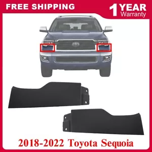 Headlight Fillers Set For 2018-2022 Toyota Sequoia - Picture 1 of 7
