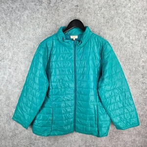 Autograph Jacket Womens 20 Green Jade Puffer Zip Winter NEW 12388 - Picture 1 of 12