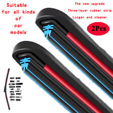 For VW Golf Convertible MK6 517 R 2011-2019 THREE Rubber Car Windshield Wipers