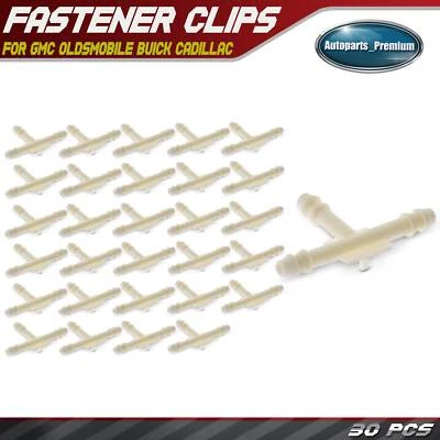 Conector de manguera de 30 piezas 1/8"X1/8"X1/8" Adaptador de tubo Clip Retenedor para Buick GMC Foto 1 de 4