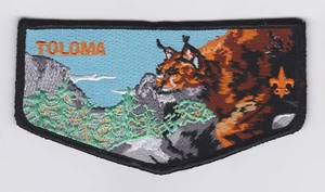 USA BOY SCOUTS OF AMERICA - ORDER OF ARROW (OA) TOLOMA LODGE 64 SCOUT FLAP PATCH - Picture 1 of 2