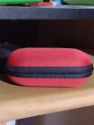 5” Padded Pouch Hard Carry Case Protective Smoking Pipe Storage Zipper RED