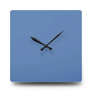 Acrylic Wall Clock - Blue-Gray Background - Picture 1 of 13