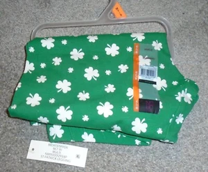 No Boundaries Womens Jr. M (7/9) Green - White Shamrock St. Patrick's Leggings - Picture 1 of 5