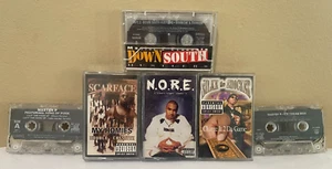 6 RAP (Noreaga, Scarface, Master P and Silkk the Shocker) CASSETTE TAPES BUNDLE - Picture 1 of 4