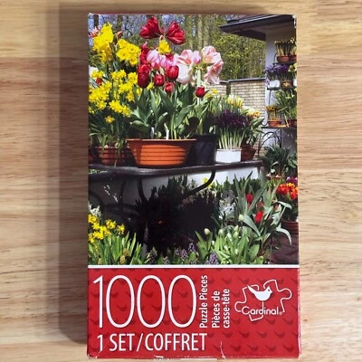 Cardinal Flower Shop 1000 Piece Jigsaw Puzzle 14in x 22in New Chez Le Fleuriste - Image 1 of 3