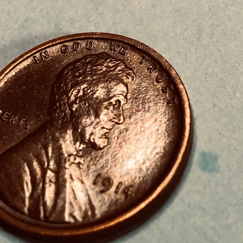Exceptional 1914 Lincoln Wheat 1c Top Shelf;  Coin is Unretouched Natural Patina Cover