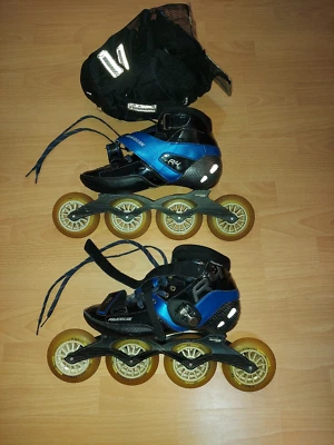 Powerslide R4 Speedskates Gr. 43 100mm ABEC7MovemaxImperator inkl. Schoner+Brake - Bild 1 von 4
