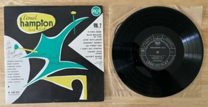 RARE FRENCH 10” LP LIONEL HAMPTON VOL 2 SIGNED BY HIM!! - Picture 1 of 4