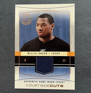 2003-04 Flair Final Edition Copper /75 Willie Green #CC-WG Rookie RC Patch - Picture 1 of 2