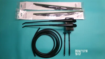 1973 - 1984 Chevy GMC Truck Blazer Suburban Windshield Wiper Arm Kit Hose Blade Foto 1 de 4