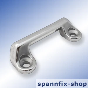 Türhaltekrampen A2 Acciaio Inox Portacinghia Niro Yacht Steel - Foto 1 di 3