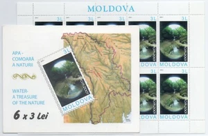 2001 - Europa CEPT (Moldavia) - Acqua ricchezza naturale, libretto + minif. MNH - Picture 1 of 1